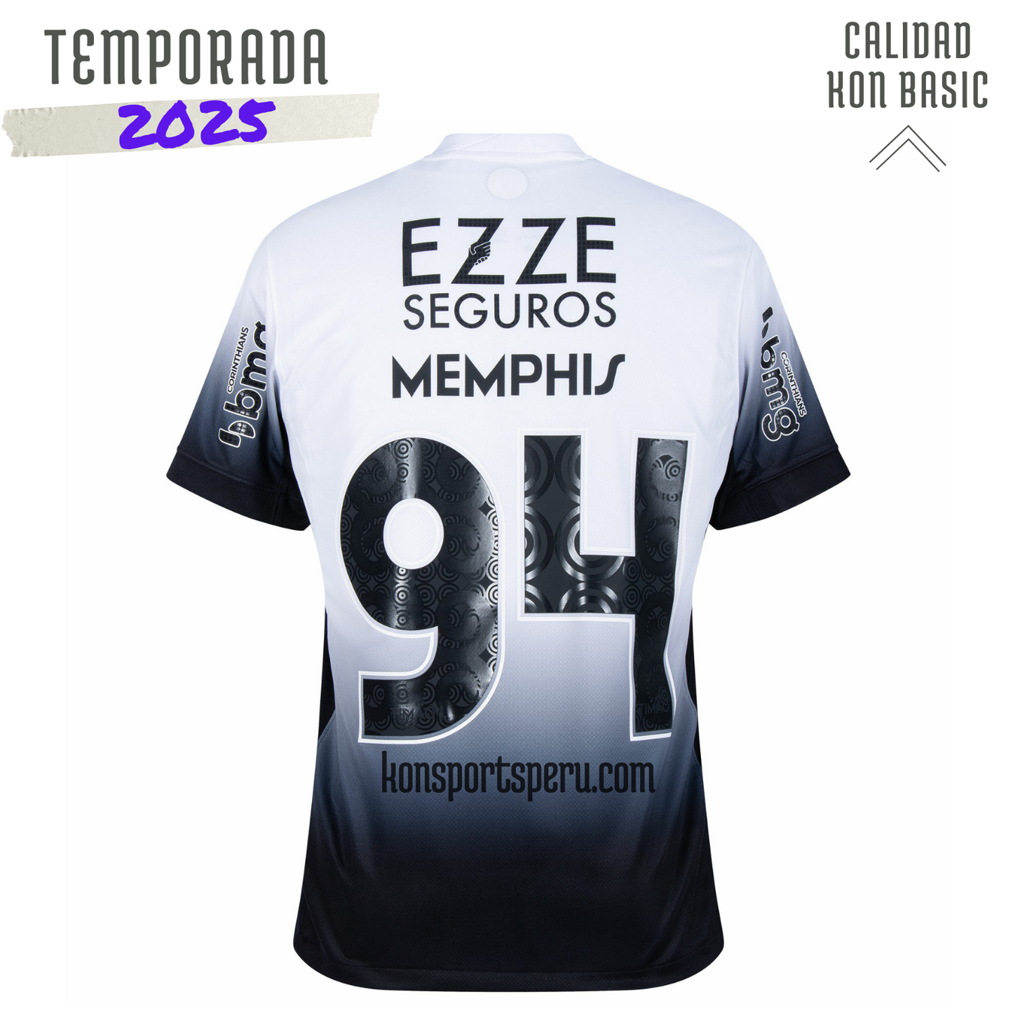 Camiseta Corinthians Local 24/25 Calidad Estándar